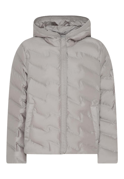 Etage Taupe Hooded Jacket