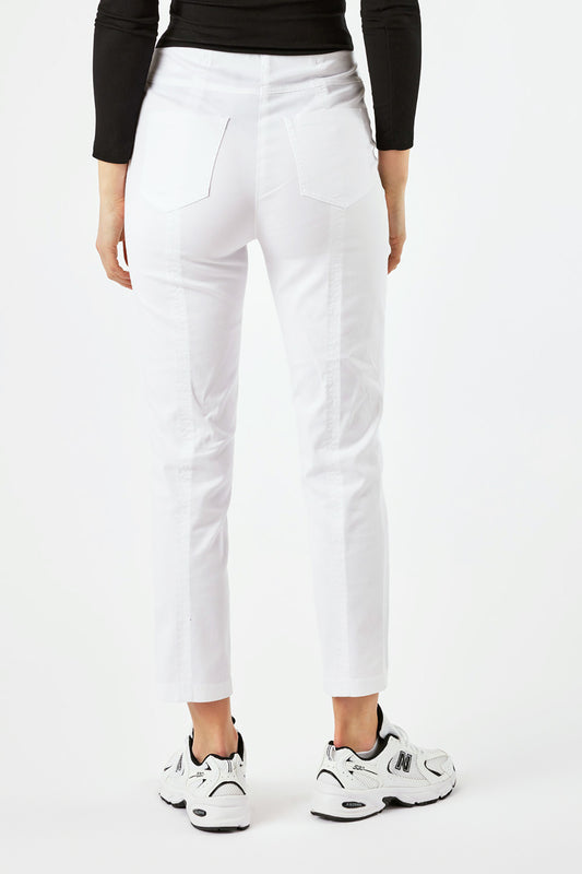 Robell Bella White Denims