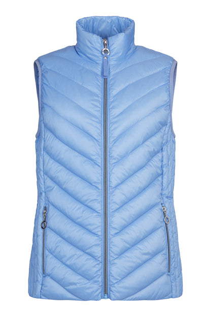 Light Blue Quilted Gilet