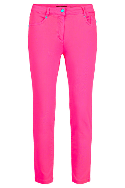 Robell Elena 09 Pink Crop Trousers