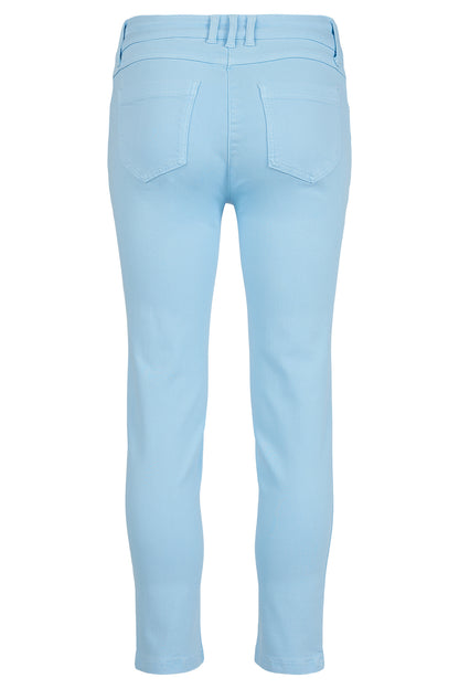 Robell Elena 09 Cool Blue Crop Trousers