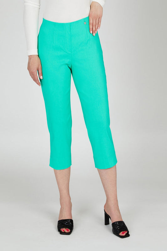 Robell Marie Aquamarine Cropped 07 Trousers