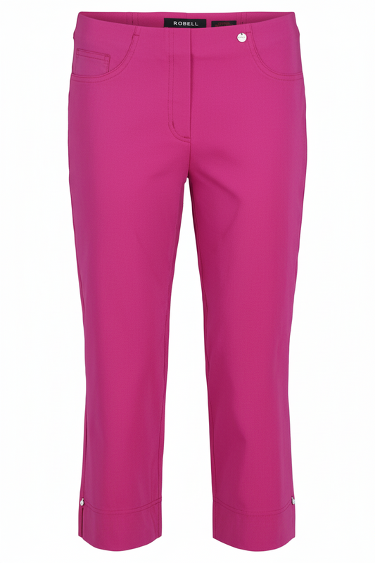 Robell Bella 07 Cerise Pink Cropped Trousers