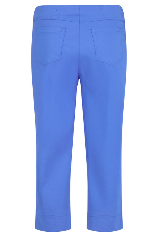 Robell Bella 07 Blue Cropped Trousers
