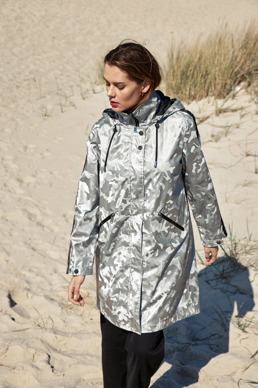 Frandsen Silver Camouflage Raincoat