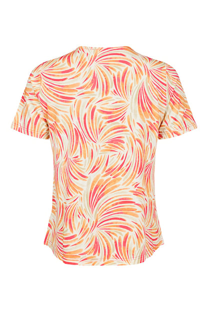 Sunday Swirl Print Top