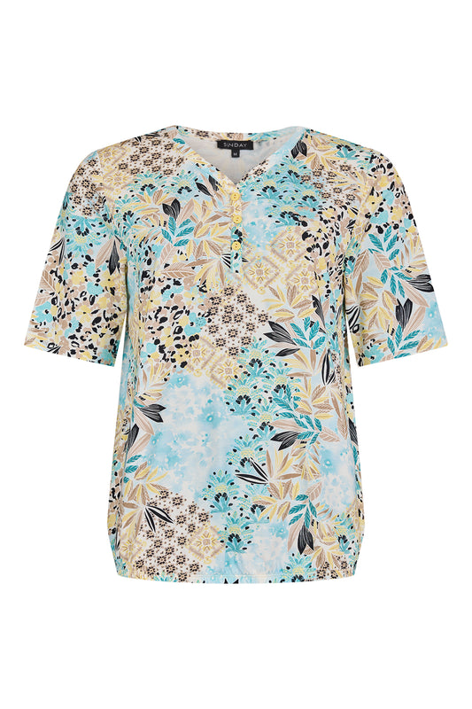 Sunday Floral Print Top