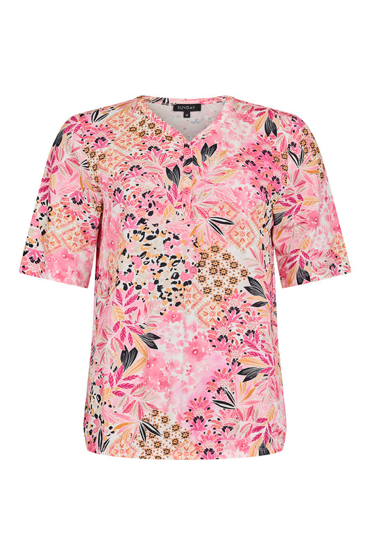 Sunday Pink Floral Top
