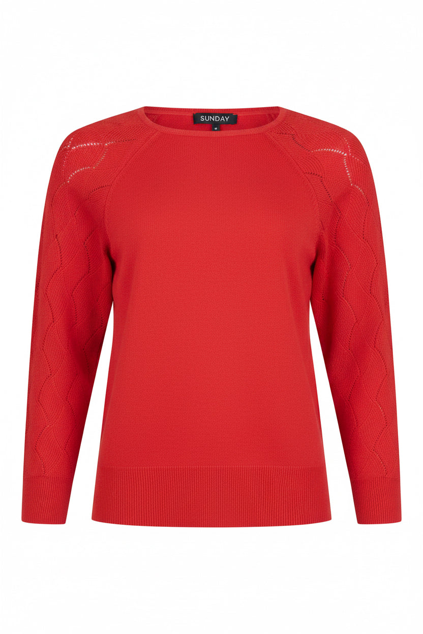 Sunday Red Pullover