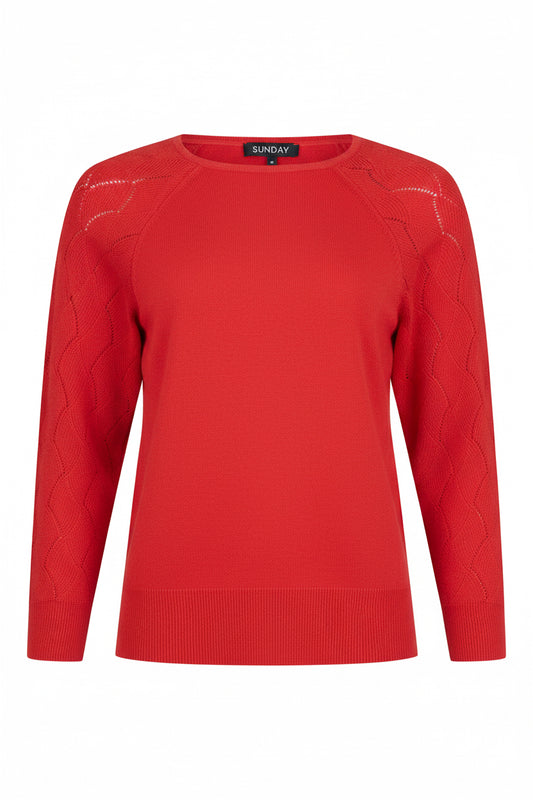 Sunday Red Pullover