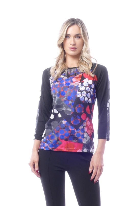 Circle Print Top