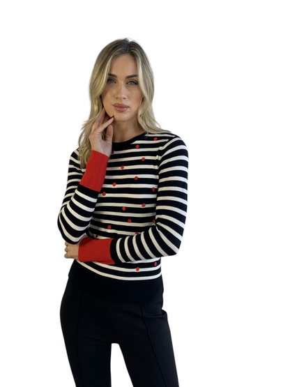 Stripes and Dots Sweater