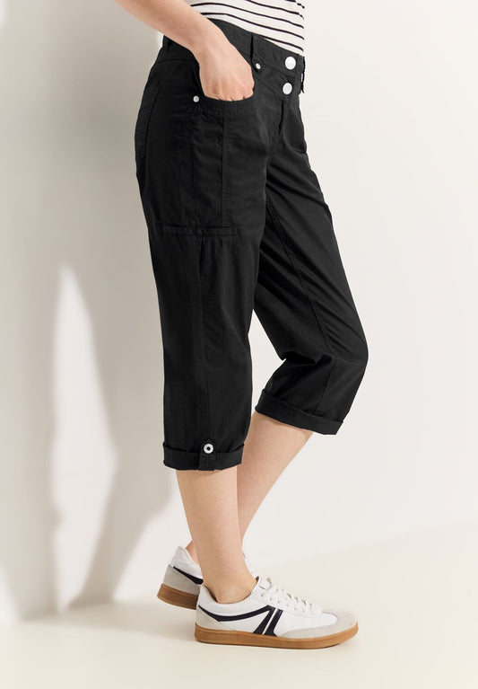 Cecil Black Papertouch 3/4 Trousers