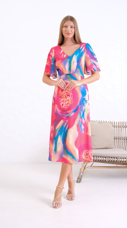 Ella Boo Print Dress