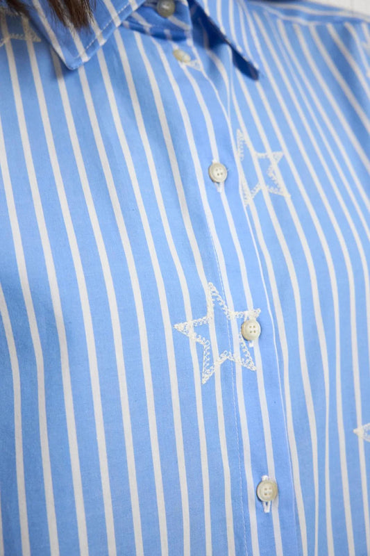 Tinta Adonella Blue Striped Shirt