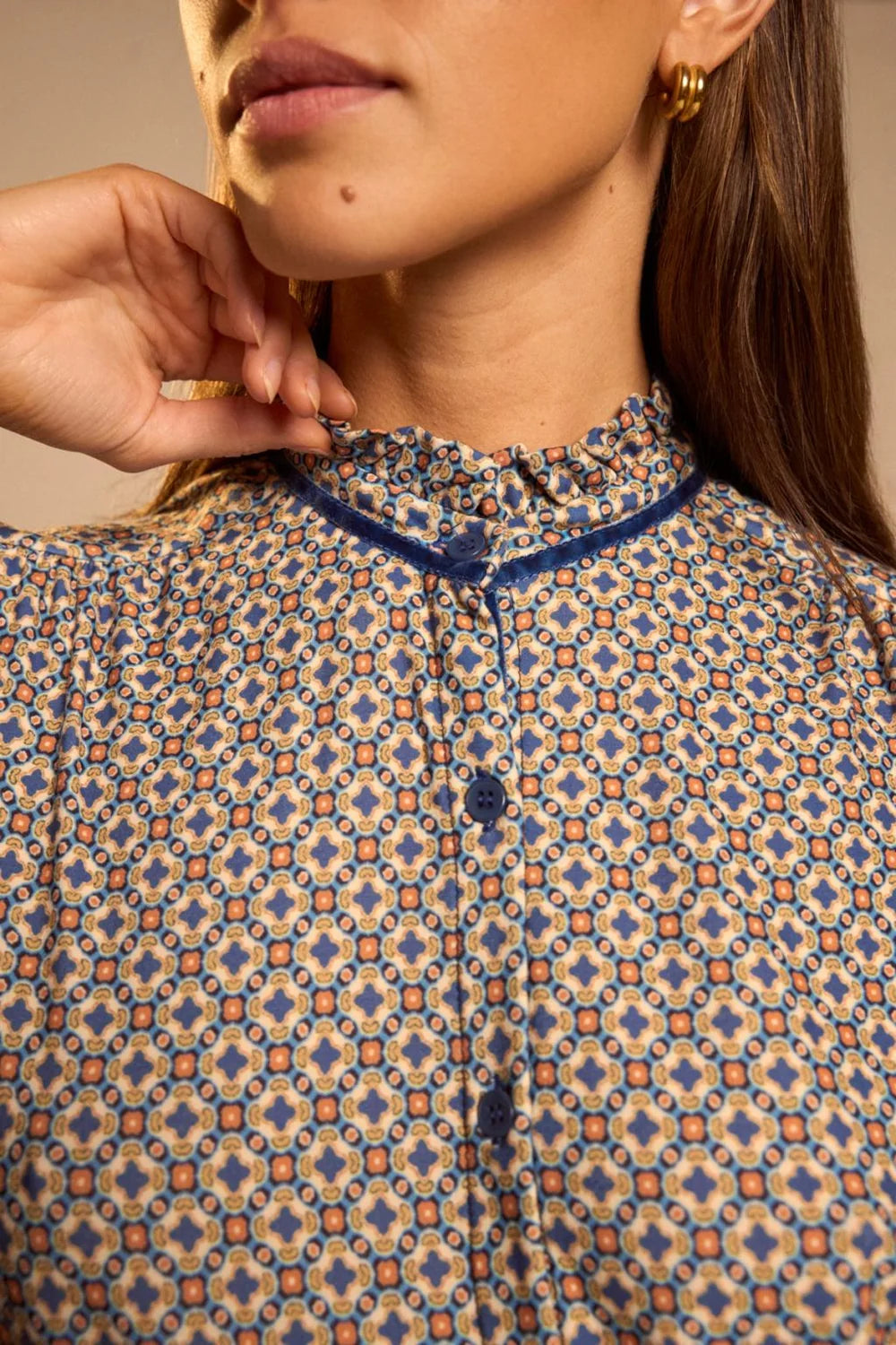Tinta Encarnacion Blue Blouse