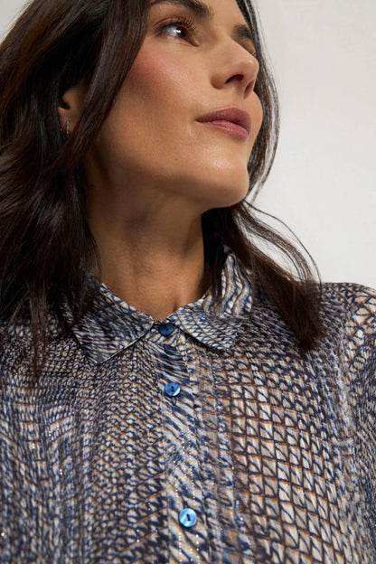 Tinta Iraida Blue Blouse