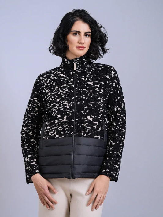 Black and White Print Jacket