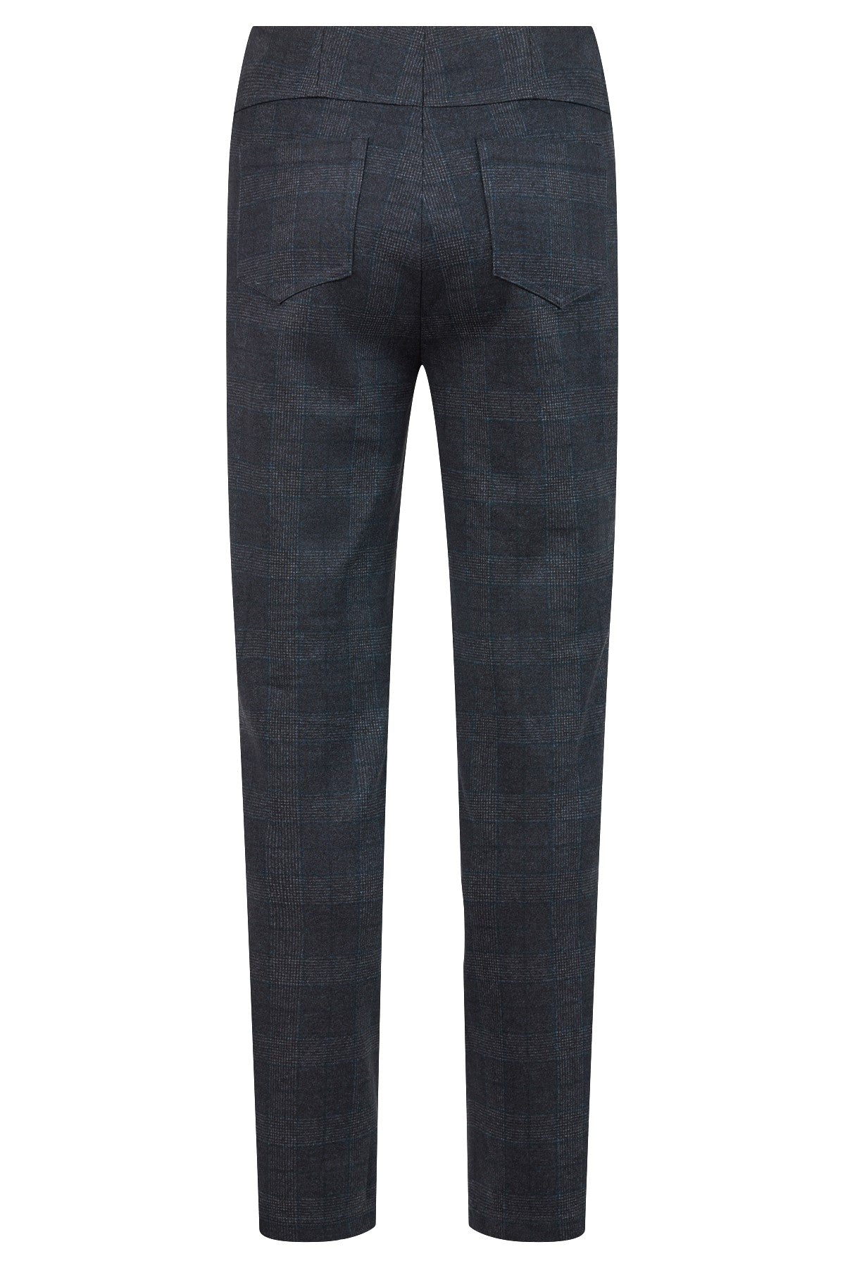 Robell Bella Navy Check Trousers