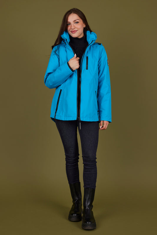Blue Short Rain Jacket