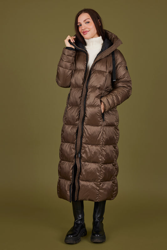 Brown Padded Puffer Coat
