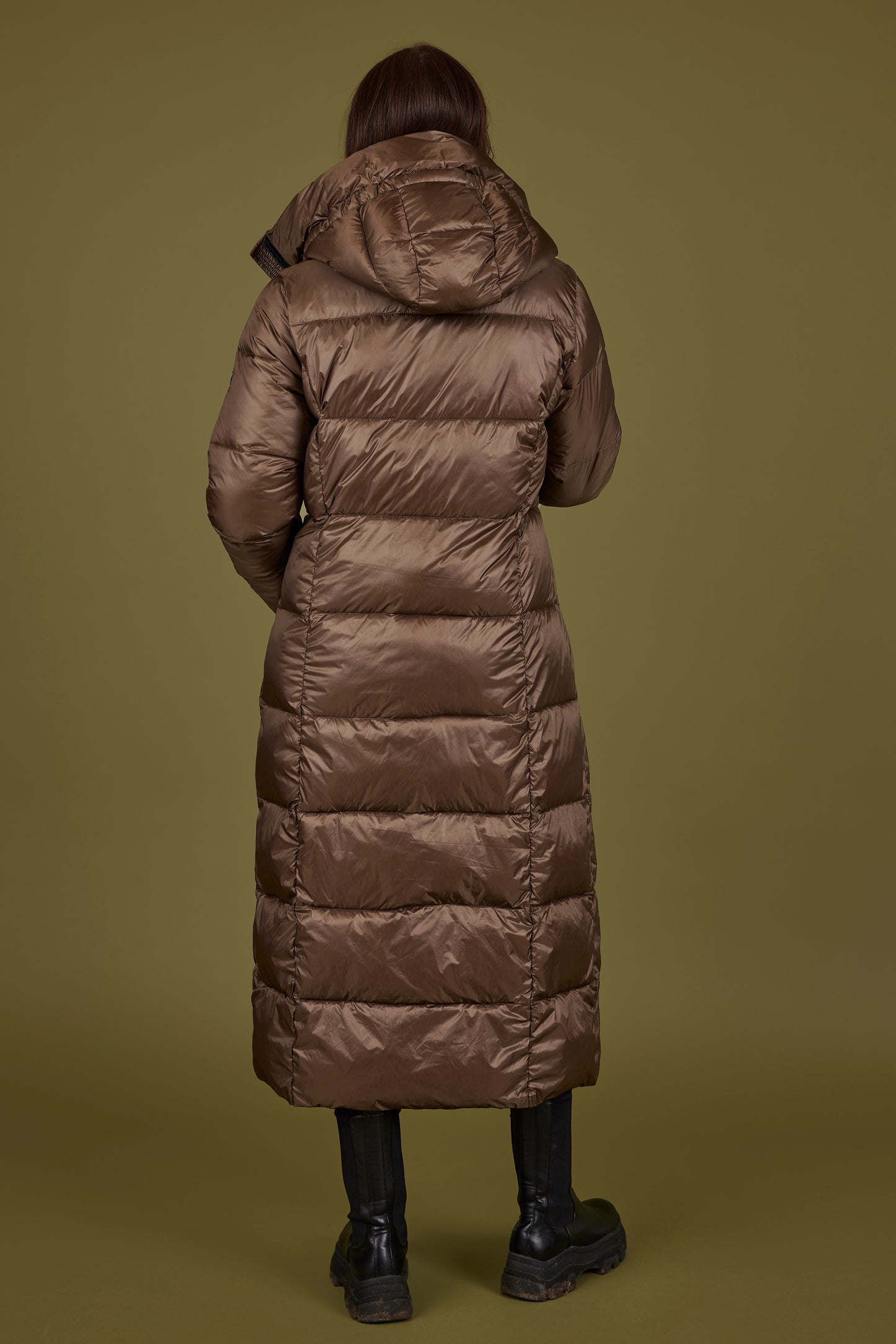 Brown Padded Puffer Coat