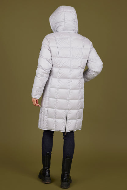 Off White Padded Puffer Coat