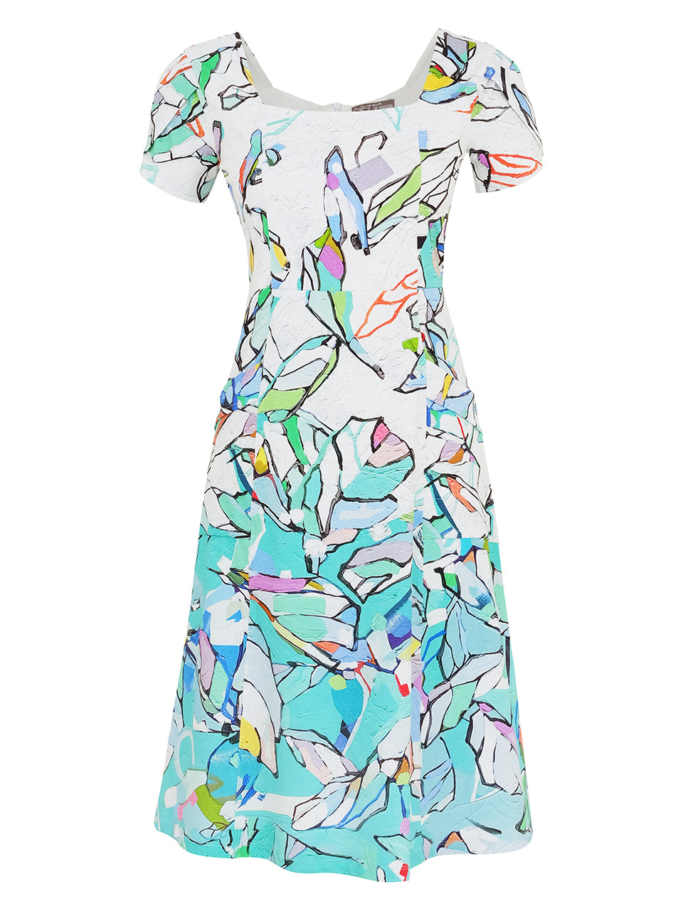 Dolcezza Abstract Floral Dress