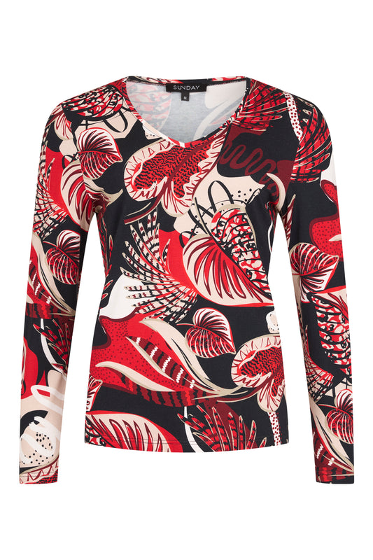 Sunday Chili Pepper Botanical Top