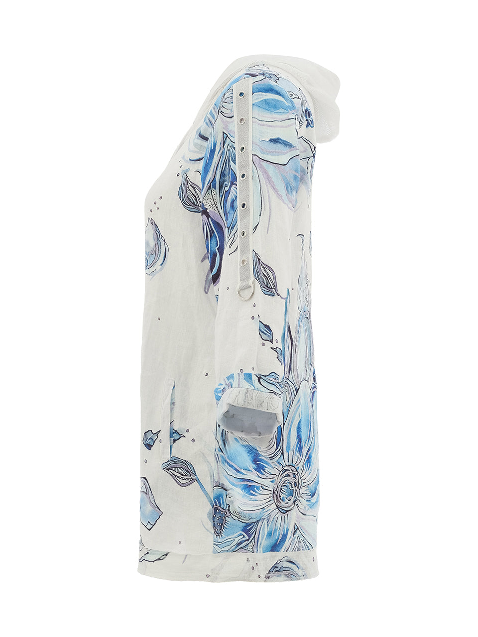 Dolcezza Blue Flowers Jacket