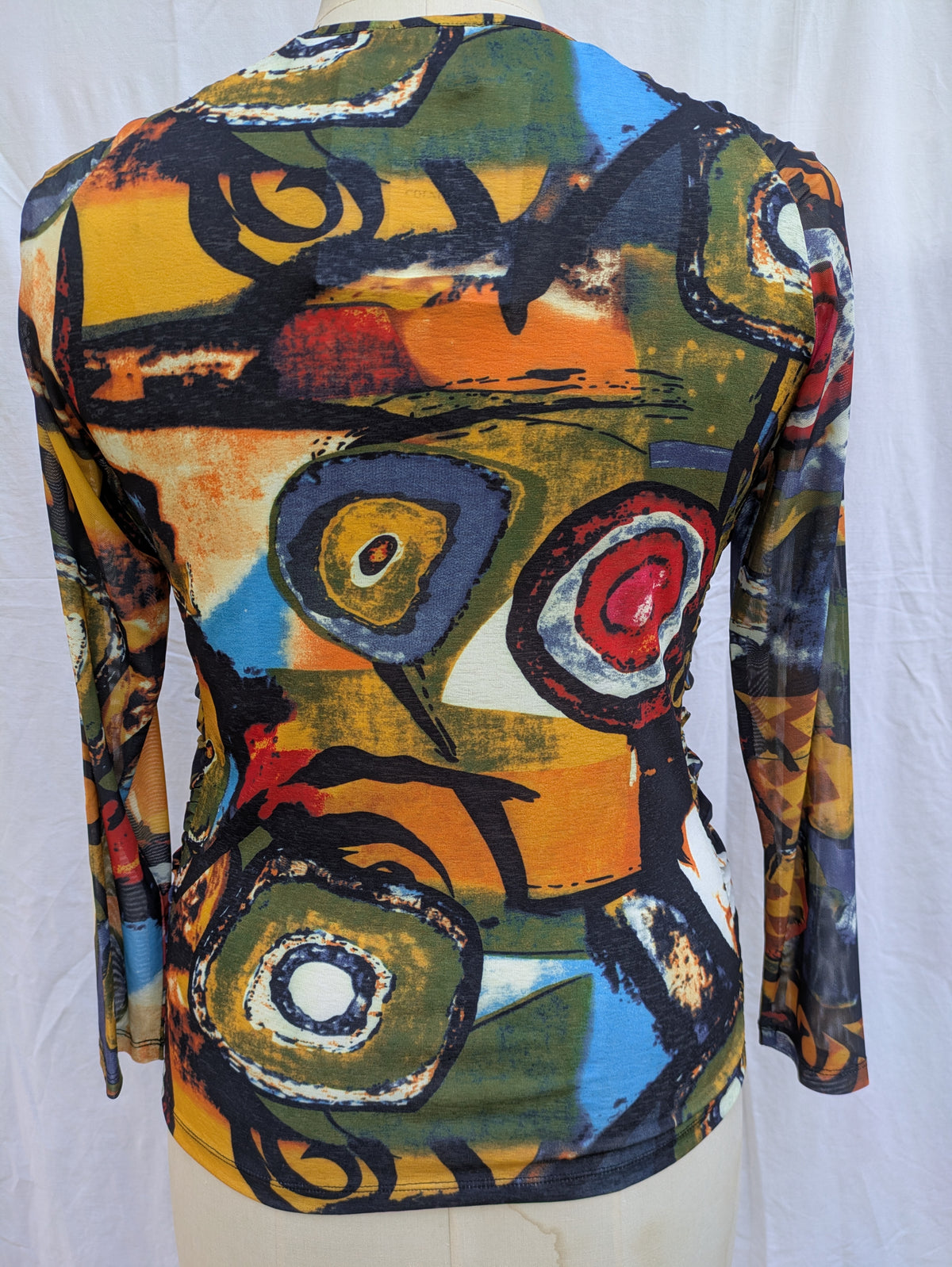 Libra Abstract Print Top
