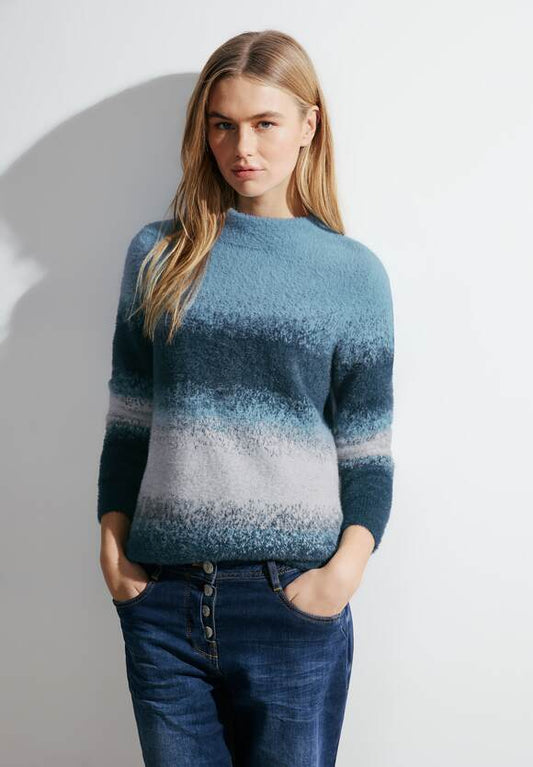 Cecil Petrol Blue Sweater