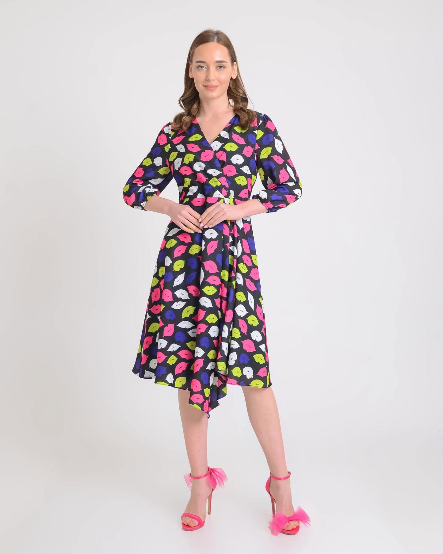 Lipstick Print Dress