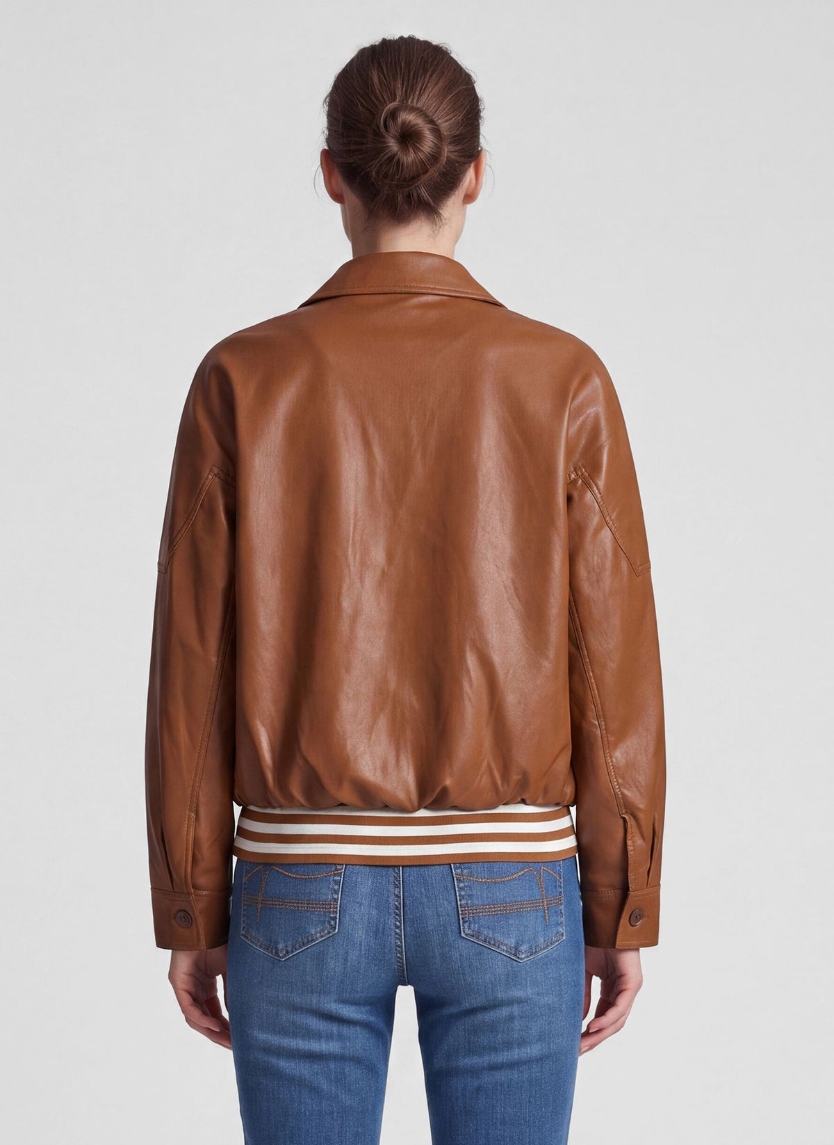 RABE Faux Leather Brown Jacket