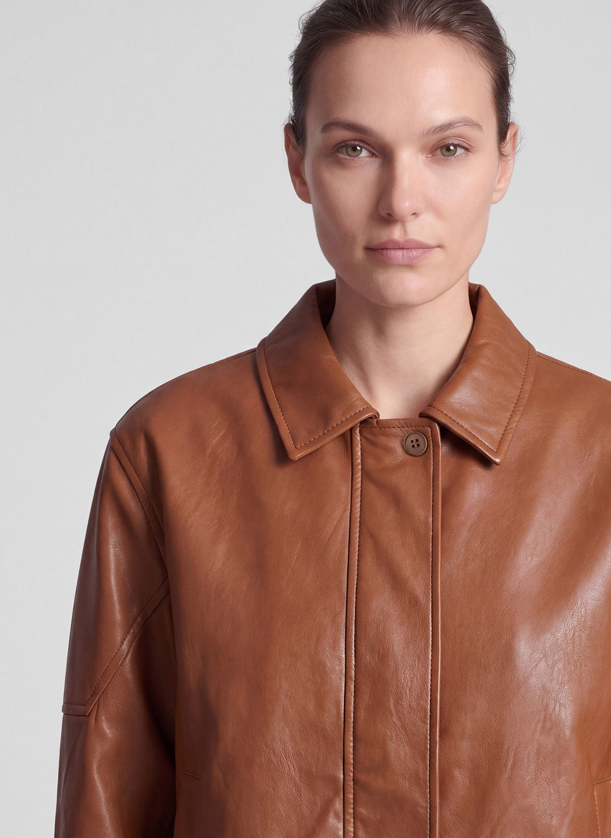 RABE Faux Leather Brown Jacket