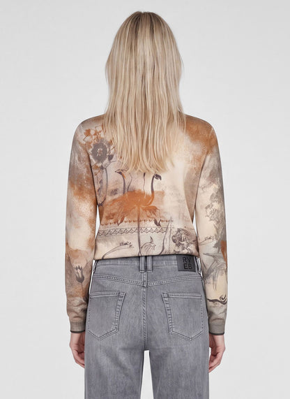 RABE Foil Print Pullover