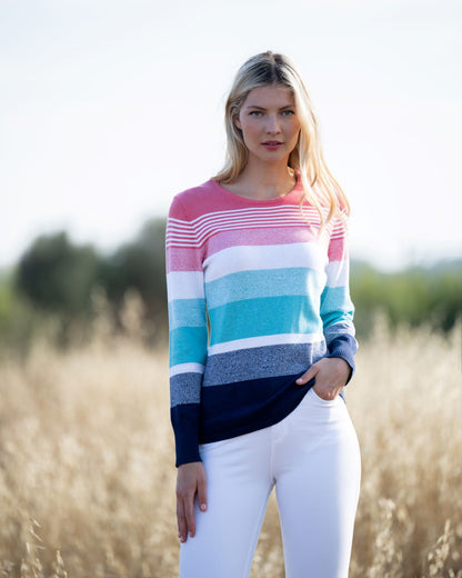 Marble Striped Sweater