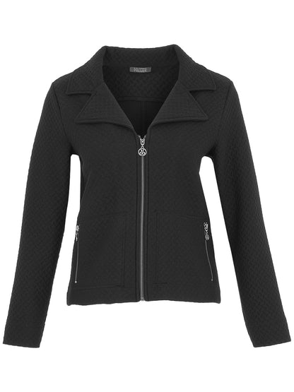 Black Biker Style Jacket