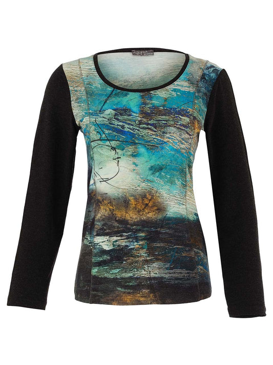 Dolcezza Art Inspired Long Sleeve Top