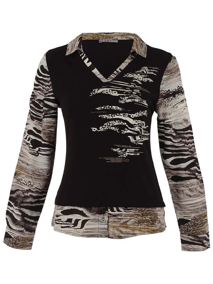 Dolcezza Art Inspired Print Top
