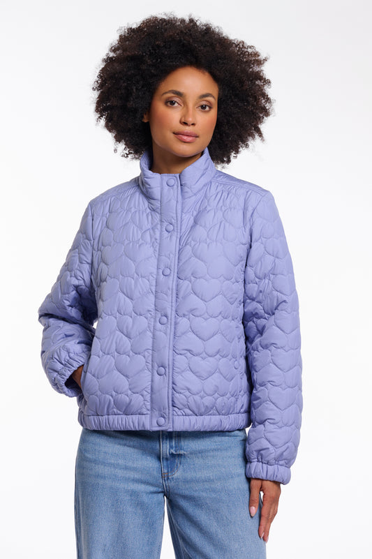 Brushed Blue Light Padded Jacket