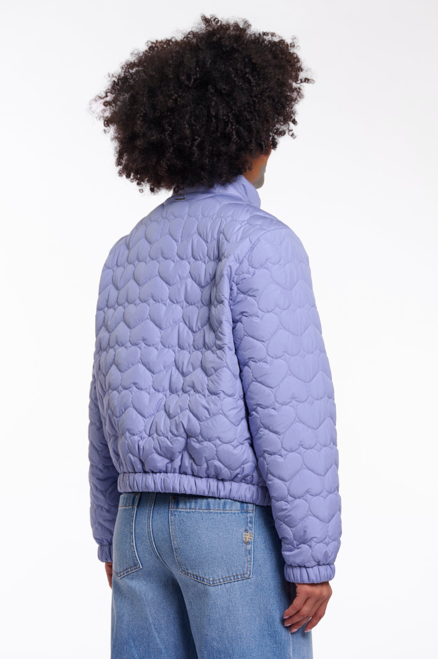 Brushed Blue Light Padded Jacket