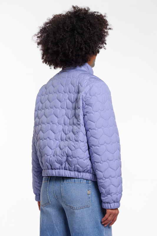 Brushed Blue Light Padded Jacket