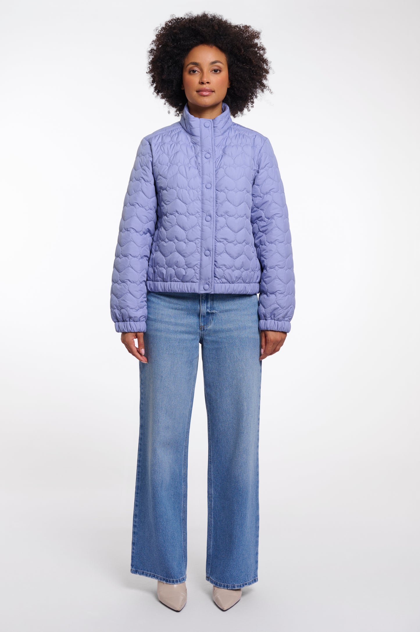 Brushed Blue Light Padded Jacket