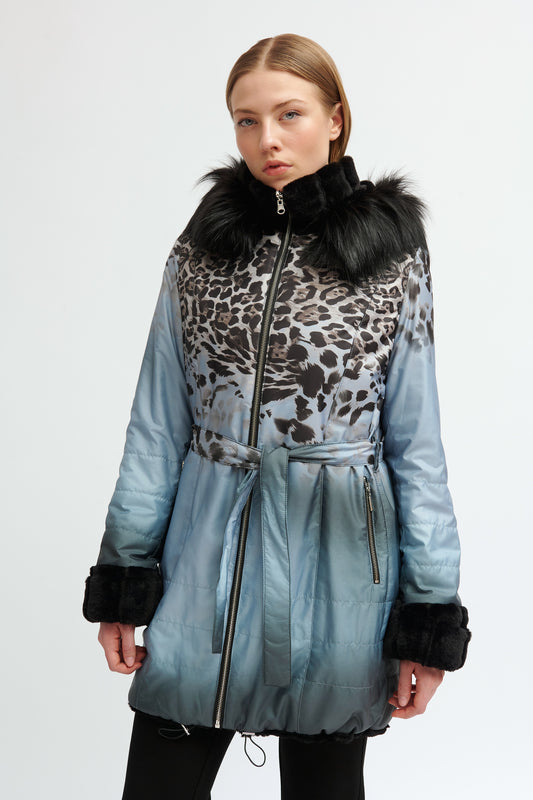 Aleda Blue Parka