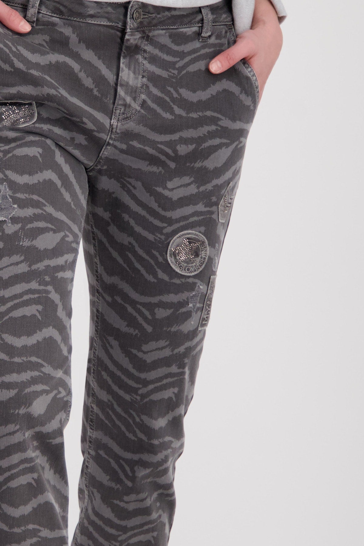 Monari Animal Print Trousers