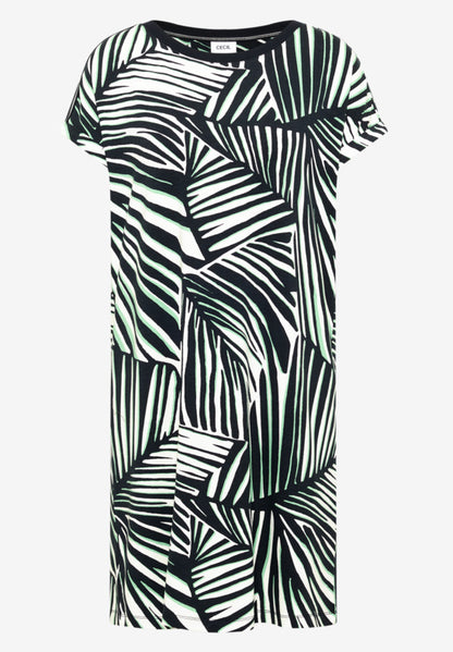 Cecil Green Jersey Dress