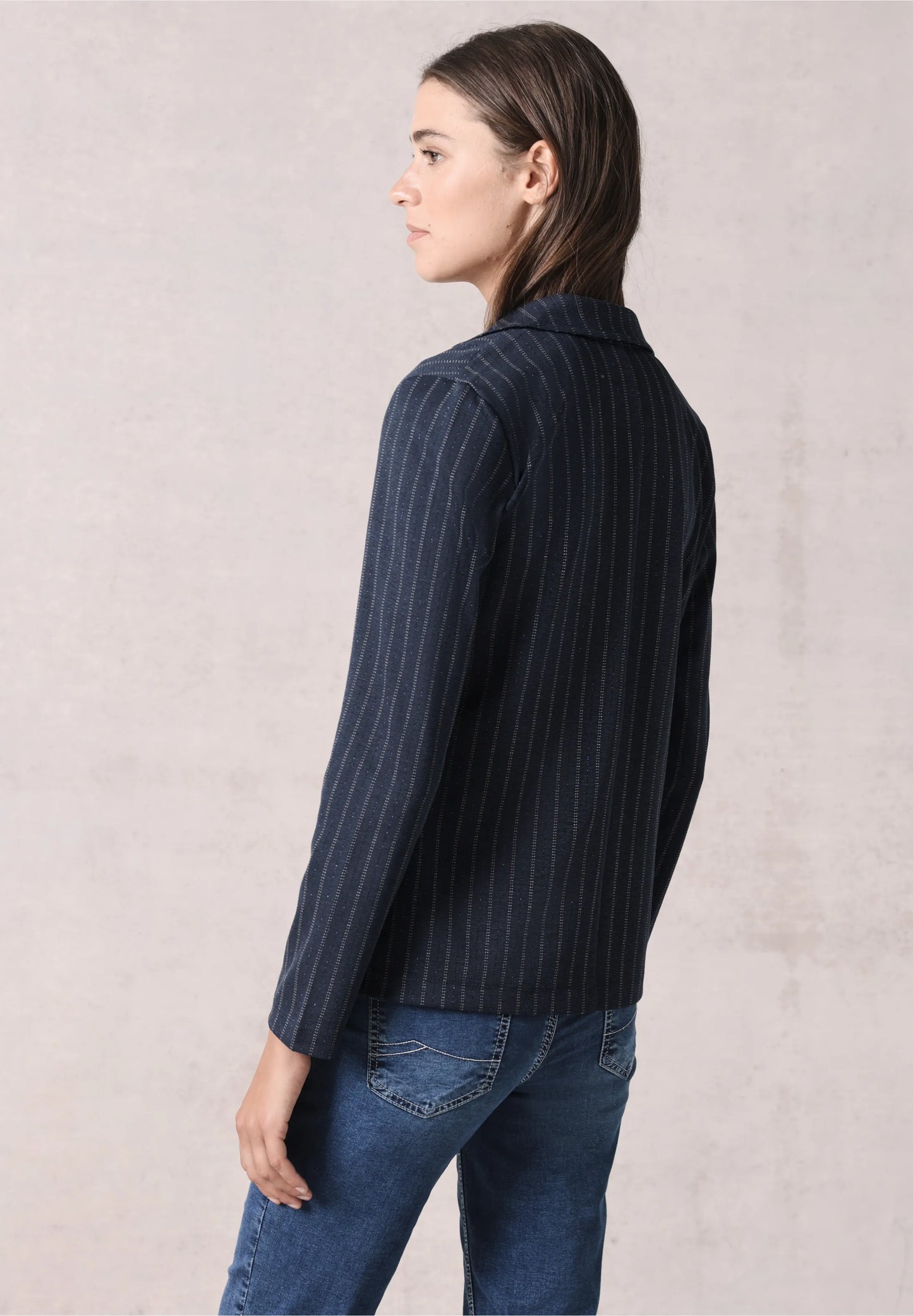 Cecil Pinstripe Blazer