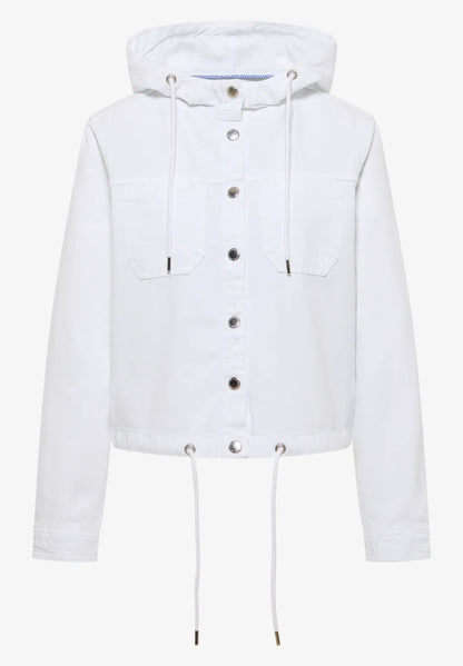 Cecil Overshirt with hood and drawstring