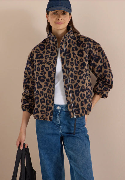 Cecil Leopard Print Jacket